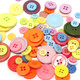 Mixed Colours Buttons in Mixed Sizes - 100g Bag